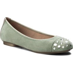 Baleriny HISPANITAS - Capri HV86745 Gigi. Zielone baleriny damskie zamszowe Hispanitas, na płaskiej podeszwie. W wyprzedaży za 259,00 zł.