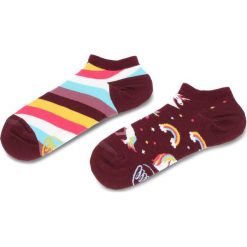 Skarpety Niskie Unisex MANY MORNINGS - The Unicorn Low Fioletowy Kolorowy. Fioletowe skarpetki damskie Many Mornings, bez wzorów, z elastanu. Za 19,00 zł.