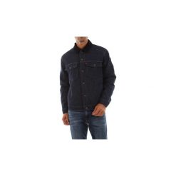 Kurtki jeansowe Levis 79721 0001 SHERPA TRUCKER. Niebieskie kurtki męskie Levi's®, s, bez wzorów, z jeansu, bez kaptura. Za 555,14 zł.