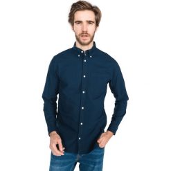 Jack & Jones Oxford Koszula Niebieski. Niebieskie koszule męskie Jack & Jones, l, bez wzorów, z bawełny, bez kołnierzyka, z długim rękawem. Za 157,95 zł.