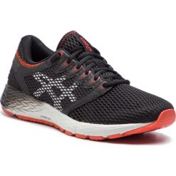 Buty ASICS - RoadHawk FF2 1011A136 Black/Glacier Grey 002. Czarne buty sportowe męskie marki Asics, z materiału, do biegania. Za 479,00 zł.