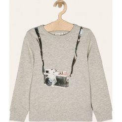 Name it - Bluza dziecięca 116-152 cm. Szare bluzy chłopięce Name it, z nadrukiem, z bawełny, bez rękawów, bez kaptura. W wyprzedaży za 59,90 zł.