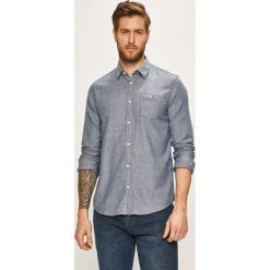 Tom Tailor Denim - Koszula. Niebieskie koszule męskie TOM TAILOR DENIM, s, bez wzorów, z bawełny, klasyczne, z klasycznym kołnierzykiem, z długim rękawem. W wyprzedaży za 119,90 zł.