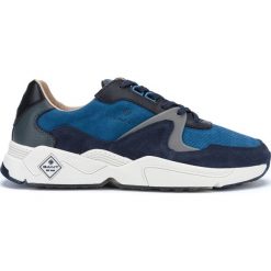 Gant Portland Tenisówki Niebieski. Niebieskie trampki męskie GANT, ze skóry. Za 578,95 zł.