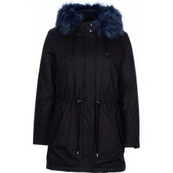Parka zimowa w kolorze czarnym. Czarne kurtki damskie BRAX, na zimę, bez wzorów, bez kaptura. W wyprzedaży za 599,95 zł.