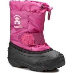Kozaki dziewczęce: Śniegowce KAMIK – Tickleeu NK9446 Magenta