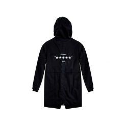 Kurtka Parka Unfvckinreal Black. Czarne kurtki damskie marki Harp Team, s, z nadrukiem, z poliesteru, z kapturem. Za 399,00 zł.