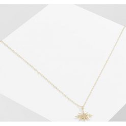 Naszyjniki damskie: Elizabeth and James COMPASS ROSE PENDANT Naszyjnik goldcoloured