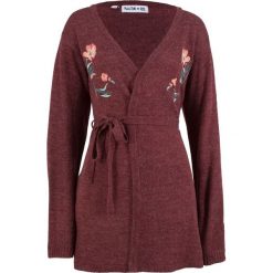 Swetry damskie: Sweter wiązany z kolekcji Maite Kelly bonprix czerwony rubinowy melanż