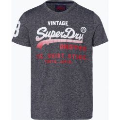 T-shirty męskie: Superdry - T-shirt męski, niebieski