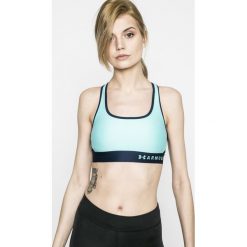 Under Armour - Biustonosz sportowy. Niebieskie biustonosze sportowe damskie marki Under Armour, xs, z elastanu. Za 139,90 zł.