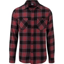 Urban Classics Checked Flanell Shirt 3 Koszula czerwony/szary. Czarne koszule męskie na spinki marki Urban Classics, s, z materiału, z koszulowym kołnierzykiem, z długim rękawem. Za 99,90 zł.