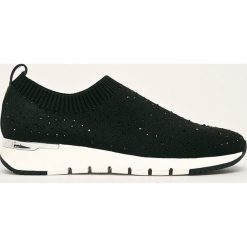 Caprice - Buty. Czarne buty sportowe damskie Caprice, bez wzorów, ze skóry, sportowe. Za 249,90 zł.