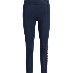 Legginsy Tommy Sport 7/8 Stretch S10S100090. Niebieskie spodnie damskie Tommy Sport, s, z elastanu. W wyprzedaży za 139,00 zł.