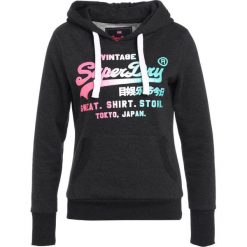 Bluzy damskie: Superdry STORE FADE Bluza z kapturem charcoal grit