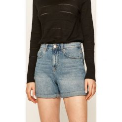 Only - Szorty jeansowe. Niebieskie szorty damskie ONLY, xs, bez wzorów, z bawełny, casualowe, z podwyższonym stanem. W wyprzedaży za 99,90 zł.