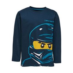 T-shirty chłopięce z długim rękawem: Koszulka „M-72167” w kolorze granatowym