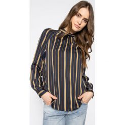 Bluzka Marc O'Polo 001 0985 42319. Niebieskie bluzki damskie Marc O'Polo, bez wzorów, z wiskozy, polo, bez rękawów. W wyprzedaży za 299,00 zł.