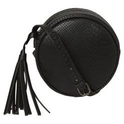 Pieces Torebka Damska Crossbody Broke Cross Body Roundblack. Czarne torebki klasyczne damskie marki Pieces, bez wzorów, bez dodatków. Za 134,00 zł.