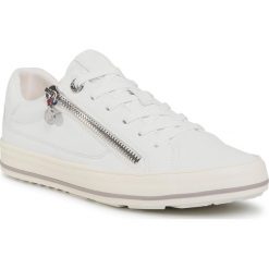 Sneakersy S.OLIVER - 5-23615-25 White Comb. 110. Białe półbuty damskie S.Oliver, na co dzień, bez wzorów, ze skóry ekologicznej, bez obcasa, na płaskiej podeszwie, bez zapięcia. Za 179,00 zł.