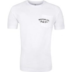 T- shirt Colmar. Białe t-shirty męskie Colmar, m, bez wzorów, z włoskim kołnierzykiem. Za 139,00 zł.