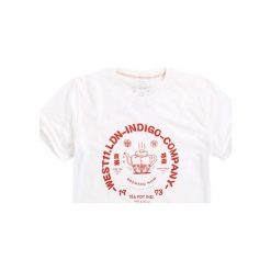 T-shirt w kolorze białym. Białe t-shirty damskie Pepe Jeans, xl, z nadrukiem, z bawełny, z okrągłym kołnierzem. W wyprzedaży za 99,95 zł.