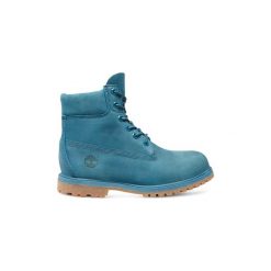Kozaki Timberland A12Nd. Niebieskie kozaki damskie Timberland, bez obcasa, bez zapięcia. Za 760,03 zł.