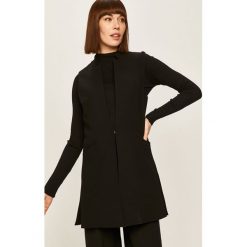 Dkny - Kamizelka. Czarne kamizelki damskie DKNY, z haftami, z poliesteru. Za 699,90 zł.