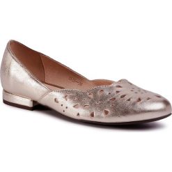 Baleriny LIBERO - 9175 137. Żółte baleriny damskie Libero, bez wzorów, ze skóry, bez obcasa. Za 249,00 zł.