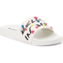 Klapki damskie: Klapki DESIGUAL - Slide Candy 18SSHP54 1000