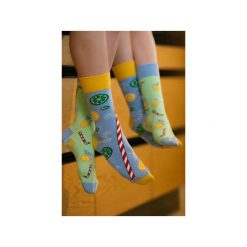 Skarpetki damskie: Lemoniada – kolorowe skarpetki Spox Sox