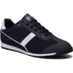 Sneakersy BOSS - Glaze 50414721 10220062 01 Dark Blue 401. Niebieskie sneakersy męskie Boss, na co dzień, bez wzorów, z zamszu, klasyczne, bez zapięcia. Za 749,00 zł.