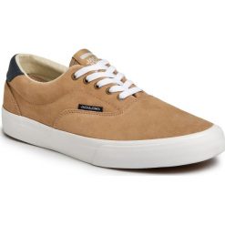 Tenisówki JACK&JONES - JFWMORK 12169273 Golden Brown. Brązowe półbuty męskie Jack&Jones, bez wzorów, z zamszu, bez zapięcia. Za 279,00 zł.