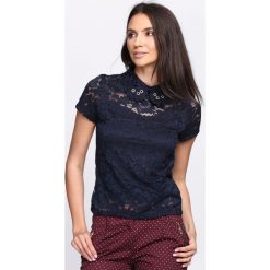 Granatowa Bluzka All Apparel. Niebieskie bluzki na imprezę Born2be, s. Za 69,99 zł.