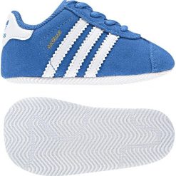 NIEMOWLĘCE BUCIKI ADIDAS ORIGINALS CRIB (17). Buciki niemowlęce Adidas, z zamszu, bez zapięcia. W wyprzedaży za 129,99 zł.