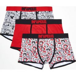 3 pack bokserek - Czerwony. Czerwone bokserki męskie Cropp. Za 59,99 zł.
