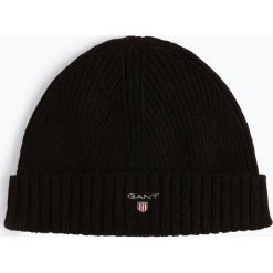 Gant - Czapka męska, czarny. Czarne czapki męskie GANT, z bawełny. Za 179,95 zł.