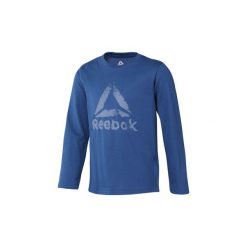 T-shirty z długim rękawem Dziecko Reebok Sport Koszulka Boys Elements Longsleeve. Niebieskie t-shirty chłopięce z długim rękawem marki Reebok Sport. Za 79,95 zł.
