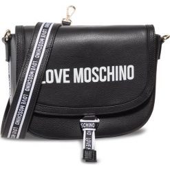 Torebka LOVE MOSCHINO - JC4056PP1ALJ100A Nero. Czarne listonoszki damskie Love Moschino, z aplikacjami, ze skóry, zdobione, bez dodatków. Za 1149,00 zł.