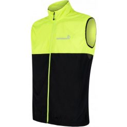 Sensor Kamizelka Męska Neon Czarna/Neonowy Żółty Xl. Żółte kurtki sportowe męskie Sensor, xl, bez wzorów, bez kaptura, na fitness i siłownię. W wyprzedaży za 175,00 zł.