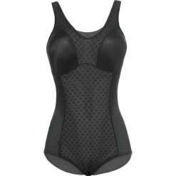 Body shape Level 3 bonprix czarny. Czarne body damskie bonprix, bez wzorów, z bawełny. Za 99,99 zł.