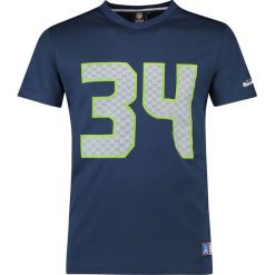T-shirty męskie: NFL Seattle Seahawks 34 Rawls T-Shirt niebieski