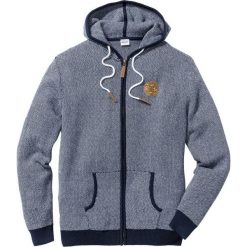 Kardigany męskie: Sweter rozpinany Regular Fit bonprix ciemnoniebiesko-biały