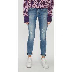 Lee - Jeansy Scarlett. Niebieskie jeansy damskie skinny marki Lee, l, z elastanu. W wyprzedaży za 169,90 zł.