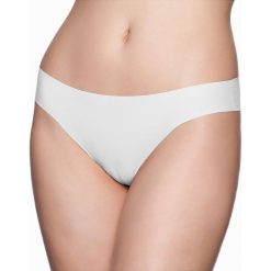 Stringi w kolorze białym. Białe stringi damskie Liz, l, bez wzorów. W wyprzedaży za 49,95 zł.