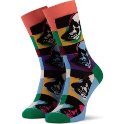 Skarpety Wysokie Unisex HAPPY SOCKS - AWSKU01-0100 Kolorowy. Skarpetki damskie Happy Socks, bez wzorów, z elastanu. Za 54,90 zł.