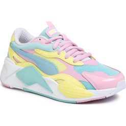 Sneakersy PUMA - Rs-X³ Plastic 371569 05 Gulf Stream/Sunny Lime. Niebieskie półbuty damskie Puma, ze skóry. Za 479,99 zł.