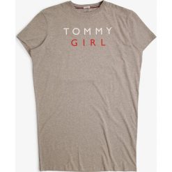 Tommy Hilfiger - Damska koszula nocna, szary. Szare koszule nocne damskie TOMMY HILFIGER, m, bez wzorów, z bawełny, bez kołnierzyka, bez rękawów. Za 229,95 zł.