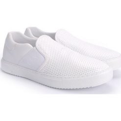 Armani Exchange Sneakersy "Slip-on". Sneakersy męskie Armani Exchange, bez zapięcia. Za 349,00 zł.
