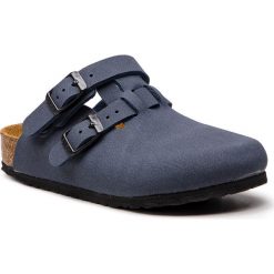 Klapki BIRKENSTOCK - Kay Kids 1011409 M Navy. Niebieskie sandały chłopięce Birkenstock, z materiału. W wyprzedaży za 189,00 zł.